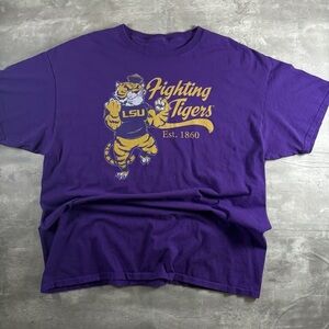 Purple LSU Fighting Tigers T-Shirt